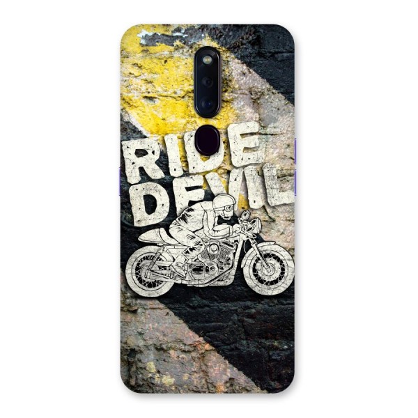 Ride Devil Back Case for Oppo F11 Pro