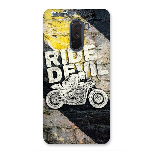 Ride Devil Back Case for Poco F1