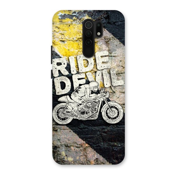 Ride Devil Back Case for Redmi 9 Prime