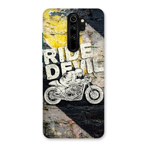 Ride Devil Back Case for Redmi Note 8 Pro