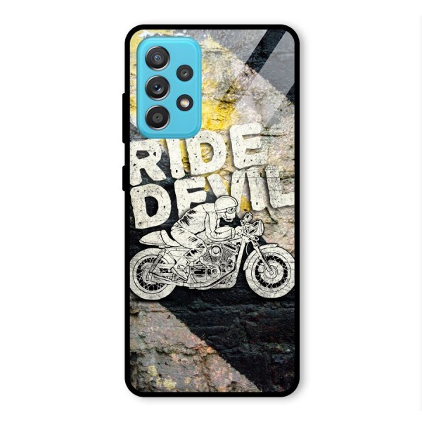 Ride Devil Glass Back Case for Galaxy A52s 5G