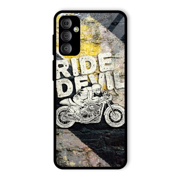 Ride Devil Glass Back Case for Galaxy F23