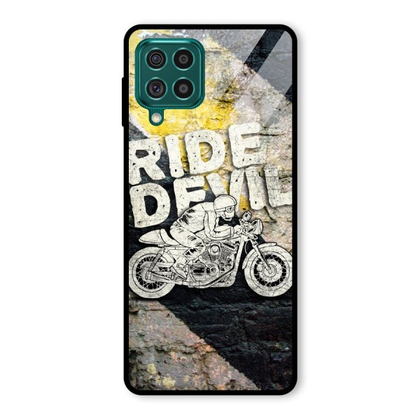 Ride Devil Glass Back Case for Galaxy F62