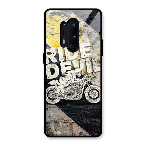 Ride Devil Glass Back Case for OnePlus 8 Pro