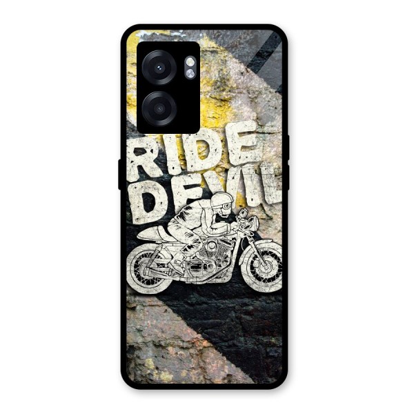 Ride Devil Glass Back Case for Oppo K10 (5G)