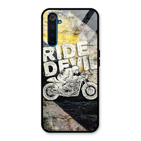 Ride Devil Glass Back Case for Realme 6 Pro