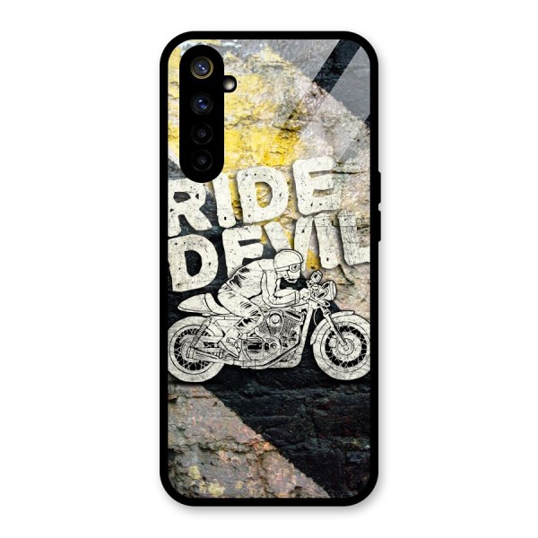 Ride Devil Glass Back Case for Realme 6i