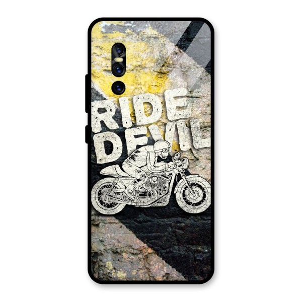 Ride Devil Glass Back Case for Vivo V15 Pro