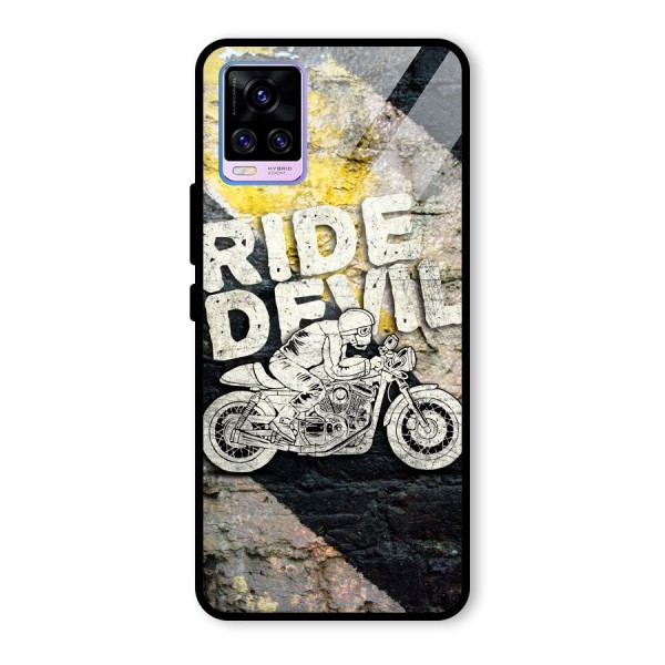 Ride Devil Glass Back Case for Vivo V20 Pro