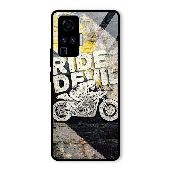 Ride Devil Glass Back Case for Vivo X50 Pro