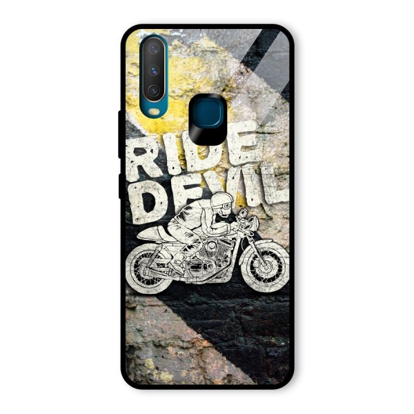 Ride Devil Glass Back Case for Vivo Y12