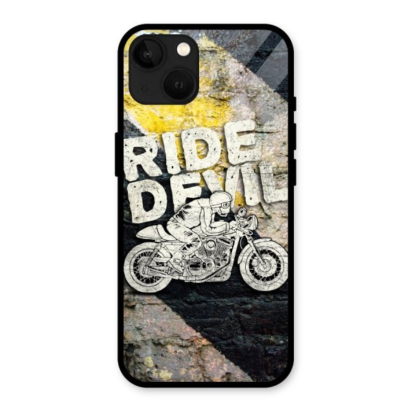 Ride Devil Glass Back Case for iPhone 13