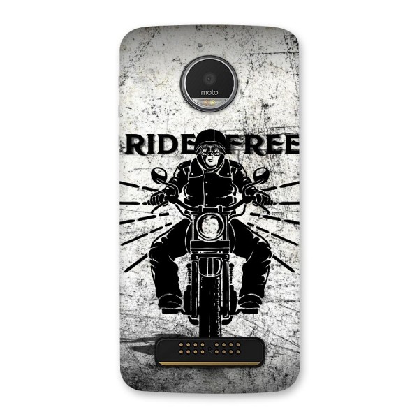 Ride Free Back Case for Moto Z Play