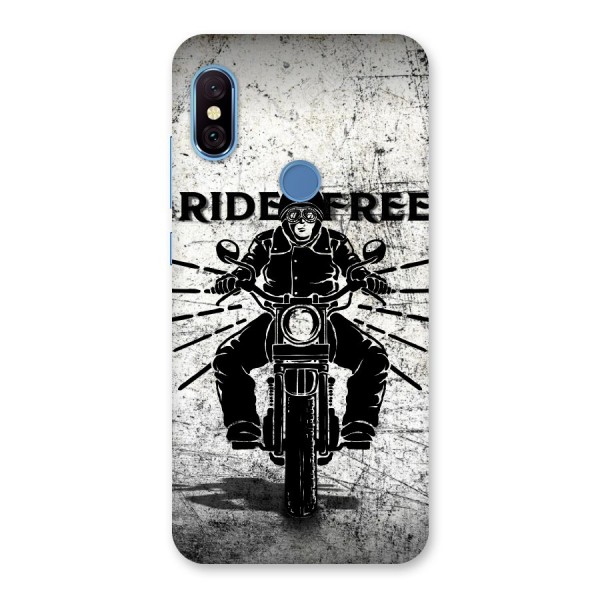 Ride Free Back Case for Redmi Note 6 Pro