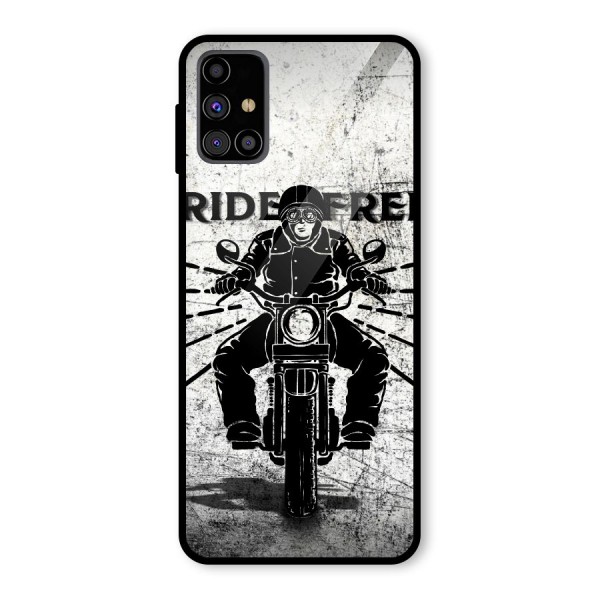 Ride Free Glass Back Case for Galaxy M31s