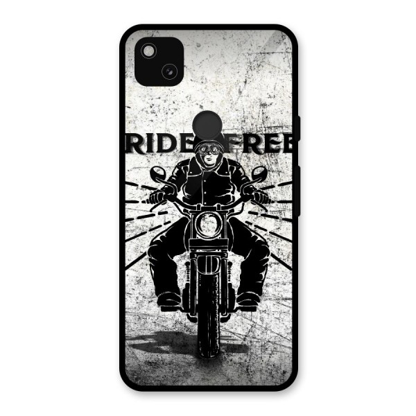 Ride Free Glass Back Case for Google Pixel 4a