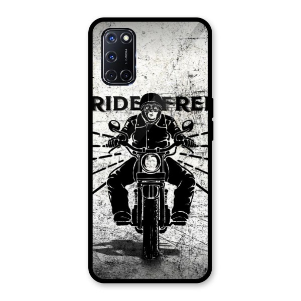 Ride Free Glass Back Case for Oppo A52