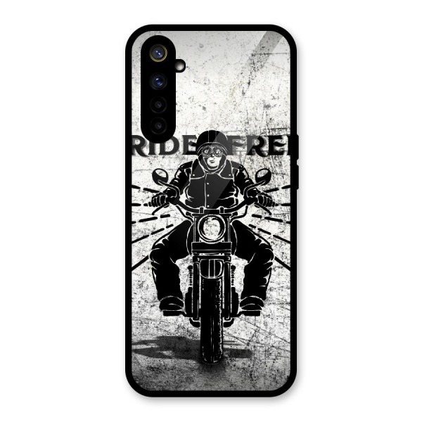 Ride Free Glass Back Case for Realme 6