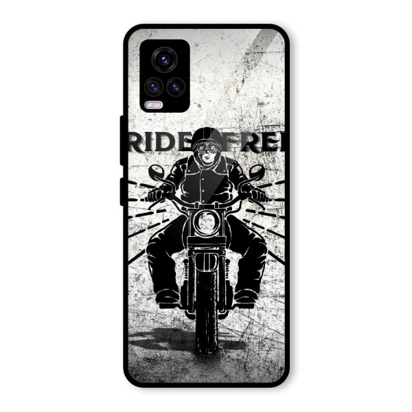 Ride Free Glass Back Case for Vivo V20