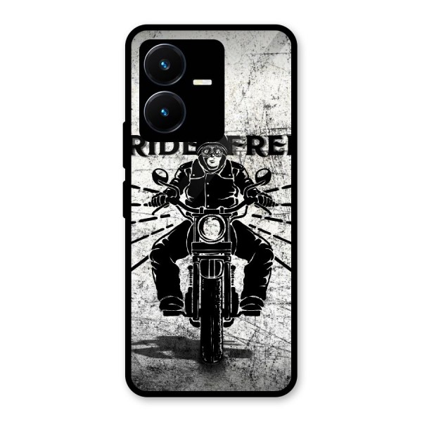 Ride Free Glass Back Case for Vivo Y22