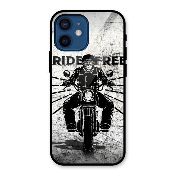 Ride Free Glass Back Case for iPhone 12 Mini