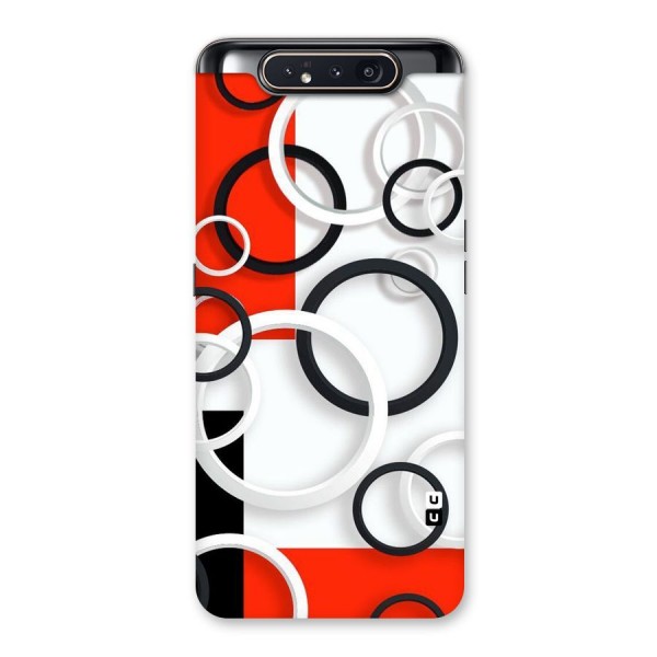 Rings Abstract Back Case for Galaxy A80