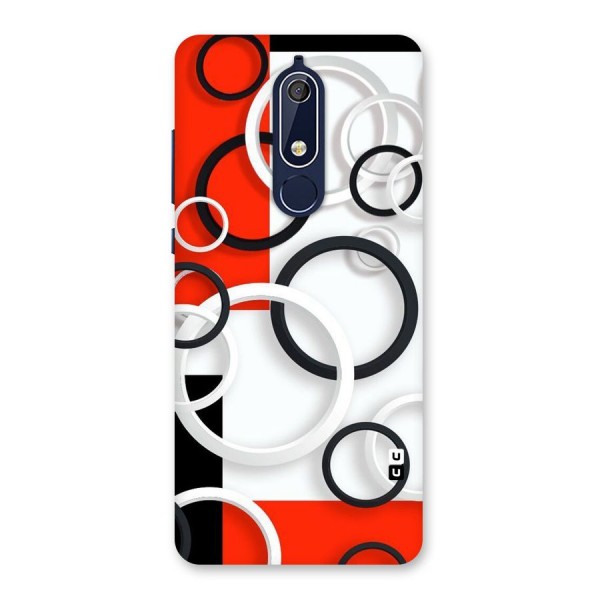 Rings Abstract Back Case for Nokia 5.1