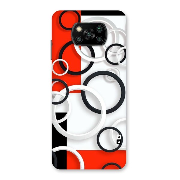 Rings Abstract Back Case for Poco X3