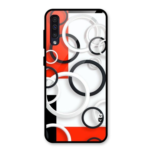 Rings Abstract Glass Back Case for Galaxy A50s