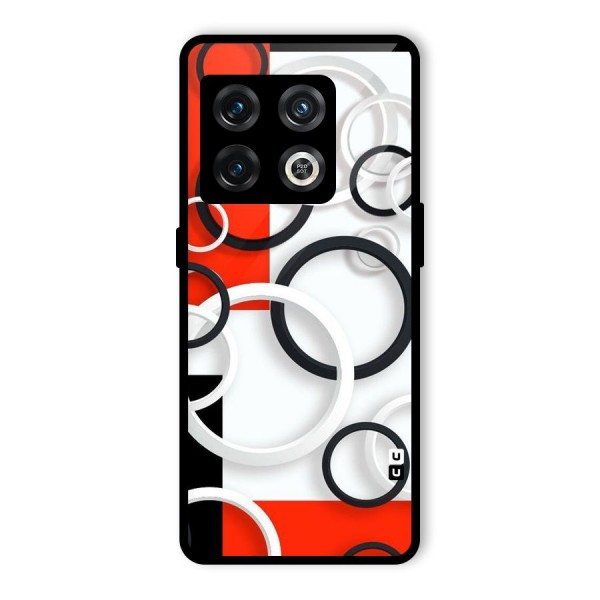 Rings Abstract Glass Back Case for OnePlus 10 Pro 5G
