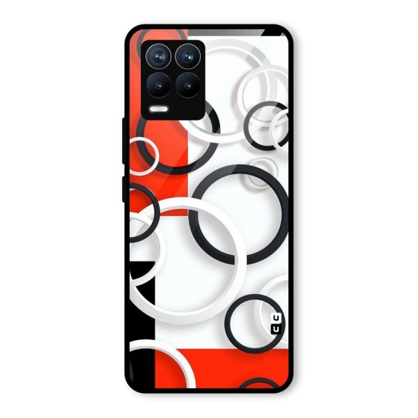 Rings Abstract Glass Back Case for Realme 8 Pro