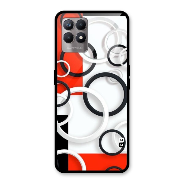 Rings Abstract Glass Back Case for Realme 8i