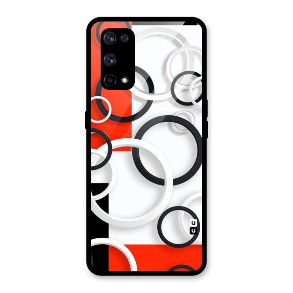 Rings Abstract Glass Back Case for Realme X7 Pro