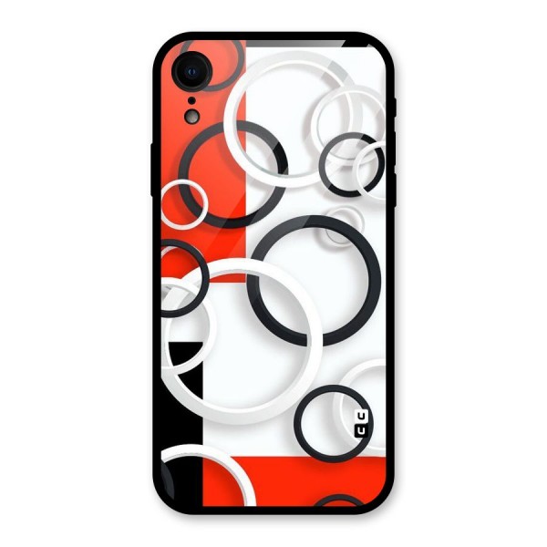 Rings Abstract Glass Back Case for XR