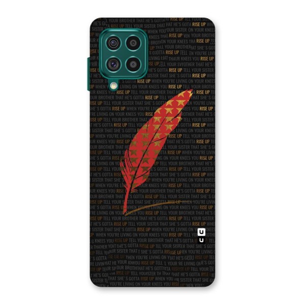 Rise Up Feather Back Case for Galaxy F62