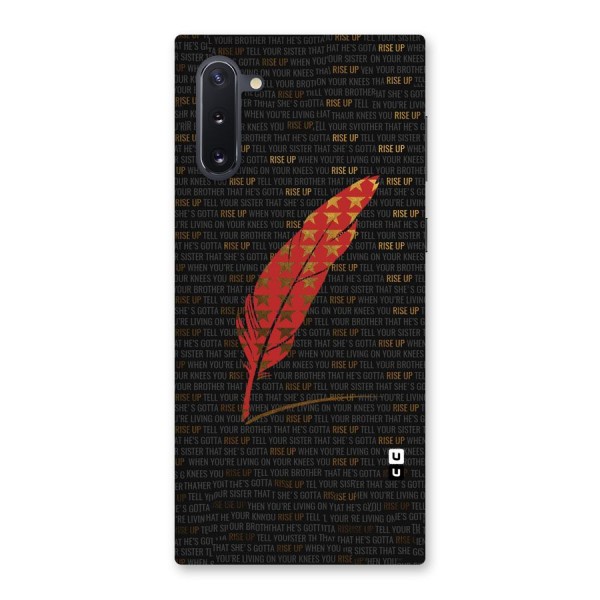 Rise Up Feather Back Case for Galaxy Note 10