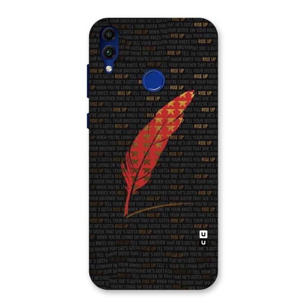 Rise Up Feather Back Case for Honor 8C