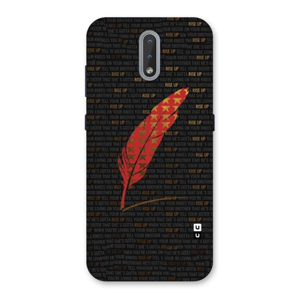 Rise Up Feather Back Case for Nokia 2.3