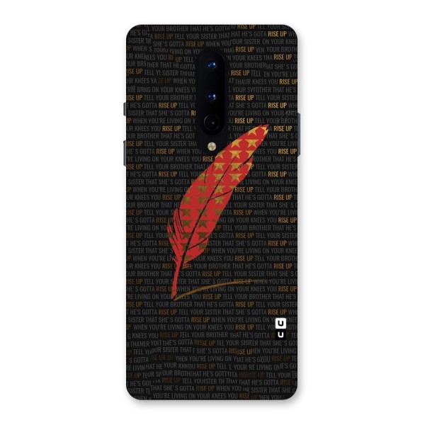 Rise Up Feather Back Case for OnePlus 8