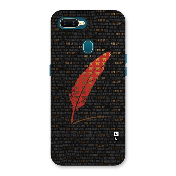 Rise Up Feather Back Case for Oppo A7