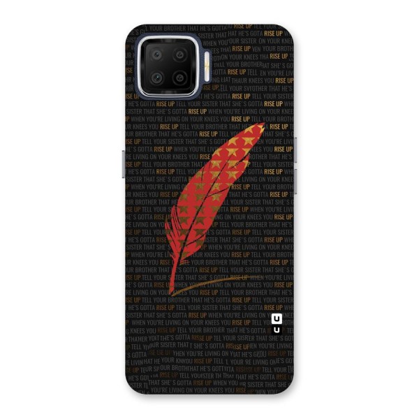 Rise Up Feather Back Case for Oppo F17