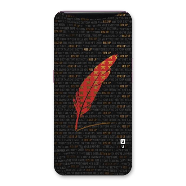 Rise Up Feather Back Case for Oppo Find X