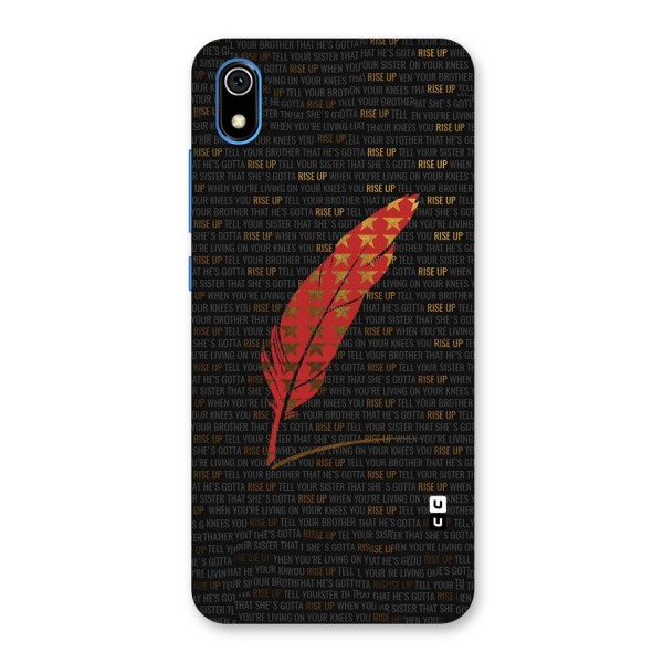 Rise Up Feather Back Case for Redmi 7A