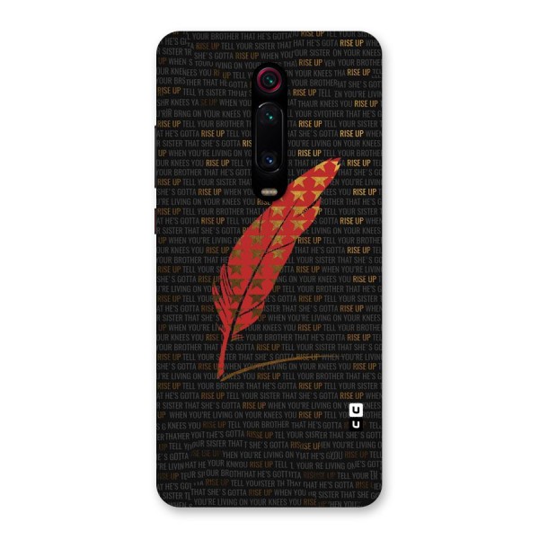 Rise Up Feather Back Case for Redmi K20 Pro