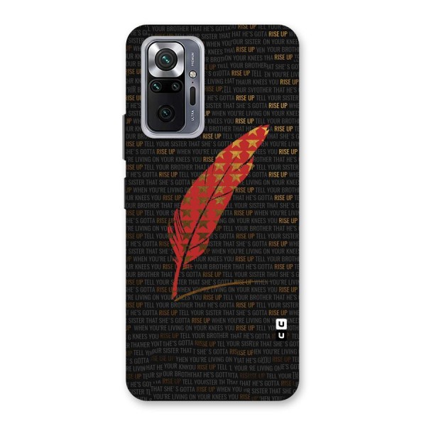 Rise Up Feather Back Case for Redmi Note 10 Pro