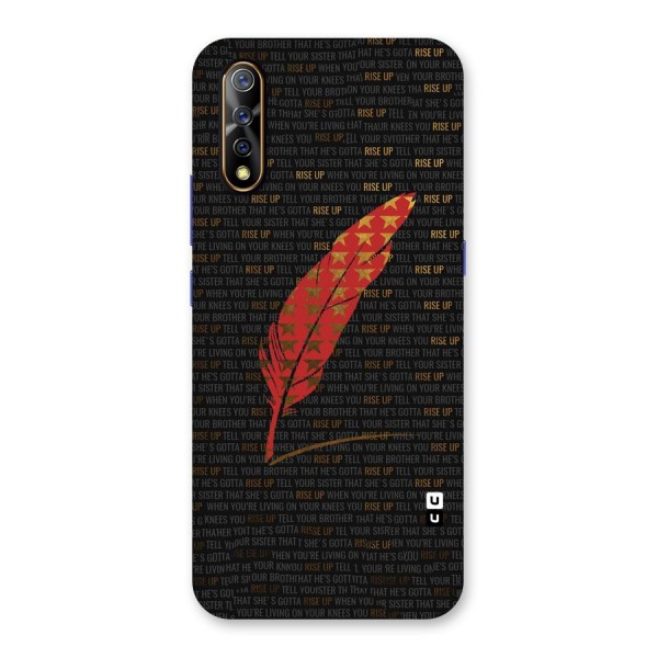 Rise Up Feather Back Case for Vivo S1