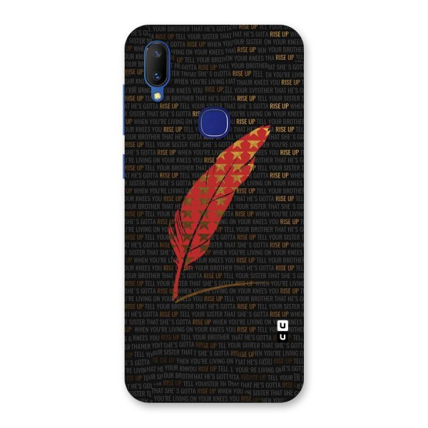 Rise Up Feather Back Case for Vivo V11