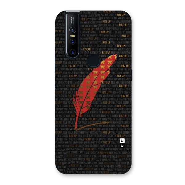 Rise Up Feather Back Case for Vivo V15