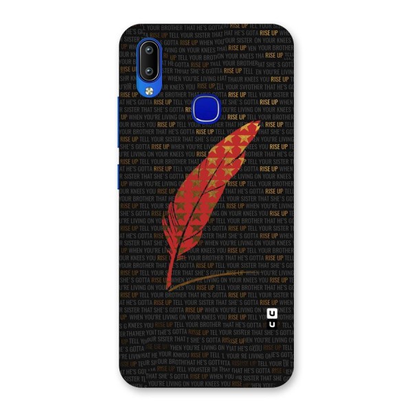 Rise Up Feather Back Case for Vivo Y91