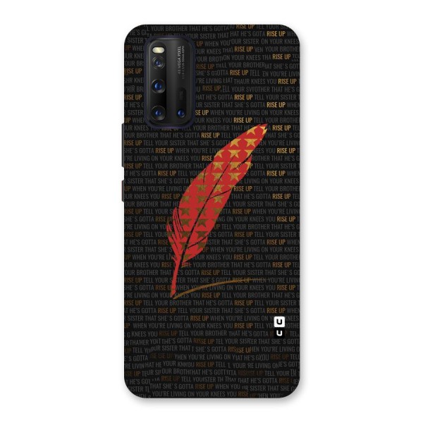 Rise Up Feather Back Case for Vivo iQOO 3